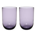 Villeroy & Boch - Like Lavender - 2 wysokie szklanki - pojemność: 0,39 l