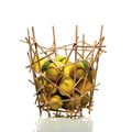 Alessi - Blow up - bambusowy kosz na owoce - wysokość: 31,5 cm
