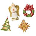 Villeroy & Boch - Nostalgic Ornaments - 4 świąteczne zawieszki - wysokość: 6 cm