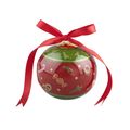 Villeroy & Boch - Toy's Ornaments - bombka czerwono-zielona - średnica: 7 cm