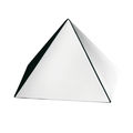 Küchenprofi - foremka do deserów i dekoracji piramida z podstawką - wymiary: 9 x 9 x 7,5 cm