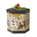 Villeroy & Boch - Christmas Toys - pudełko-lampion z pozytywką - wymiary: 20 x 16 x 22 cm