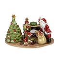 Villeroy & Boch - Christmas Toys - figurka-lampion Mikołaj przy kominku - wymiary: 25 x 20 x 14 cm