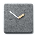 Menu - Felt panel - filcowy zegar ścienny - wymiary: 30 x 30 cm