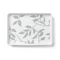 Menu - Grey Leaves - półmisek - wymiary: 20 x 28 cm