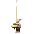 Villeroy & Boch - Spring Decoration - zawieszka królik z bączkiem - długość: 6,5 cm