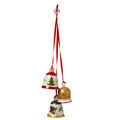 Villeroy & Boch - My Christmas Tree - potrójna zawieszka dzwoneczki - długość: 21 cm