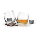 Sagaform - Club - 2 szklanki do whiskey z kamieniami - pojemność: 0,2 l; pudełko prezentowe