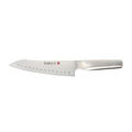 Global - Ni - żłobiony nóż szefa kuchni - długość ostrza: 20 cm