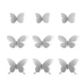 Umbra - Mariposa - dekoracja ścienna - motyle - 9 elementów