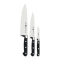 Zwilling - Professional S - zestaw 3 noży - nóż kucharza, nóż do wędlin i nóż do warzyw i owoców