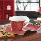 Villeroy & Boch - New Wave Caffe Merah - filiżanka do cafe au lait