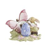 Villeroy & Boch - Bunny Family - zajączek dziewczynka z motylem - wysokość: 8,5 cm