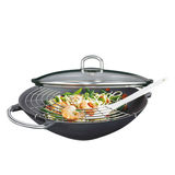 Küchenprofi - Premium - wok żeliwny - średnica: 36 cm