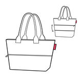 Reisenthel - shopper e1 - torby z regulacją pojemności