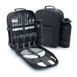 Sagaform - Picnic - plecak piknikowy z termiczną przegródką - z wyposażeniem na piknik dla 4 osób
