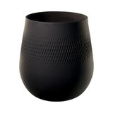 Villeroy & Boch - Manufacture Collier noir - wazon Carré - wysokość: 22,5 cm