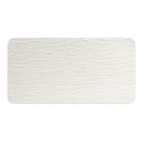 Villeroy & Boch - Manufacture Rock blanc - prostokątny talerz do serwowania - wymiary: 35 x 18 cm
