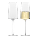 Zwiesel Glas - Simplify - 2 kieliszki do szampana - pojemność: 0,41 l; do lekkich i świeżych win musujących