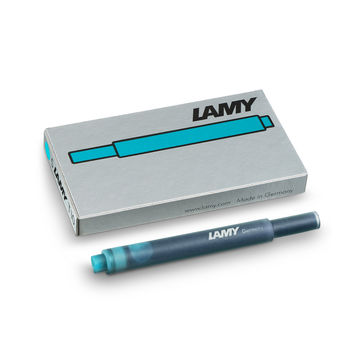 Lamy - T10 - naboje atramentowe - kolor: turkusowy; 5 sztuk
