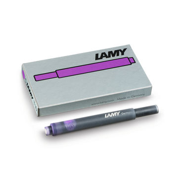 Lamy - T10 - naboje atramentowe - kolor: fioletowy; 5 sztuk