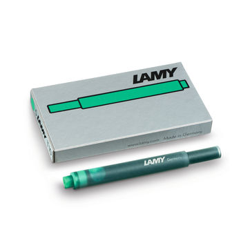 Lamy - T10 - naboje atramentowe - kolor: zielony; 5 sztuk