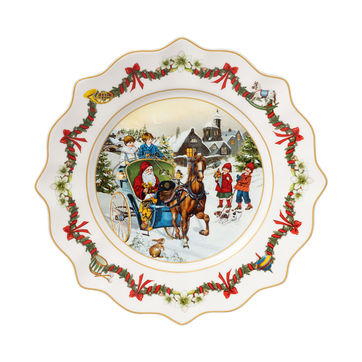 Villeroy & Boch - Annual Christmas Edition 2022 - talerz sałatkowy - średnica: 23,5 cm