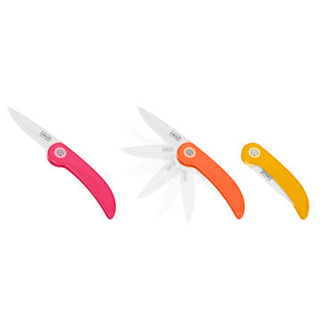 Lurch - składane noże piknikowe - długość ostrza: 7,5 cm