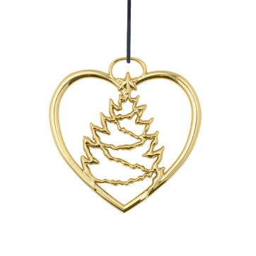 Rosendahl - Karen Blixen's Christmas - zawieszka choinka w sercu - wysokość: 7,5 cm