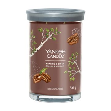 Yankee Candle - Praline & Birch - świeca zapachowa - praliny czekoladowe - czas palenia: do 100 godzin