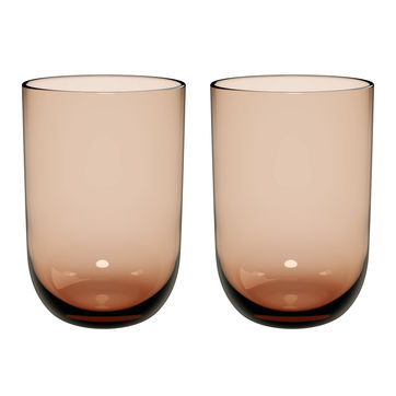 Villeroy & Boch - Like Clay - 2 wysokie szklanki - pojemność: 0,39 l