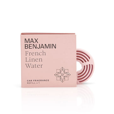 Max Benjamin - French Linen Water - uzupełnienie zapachu do samochodu - lawenda i cytrusy - czas działania: ok. 30 dni