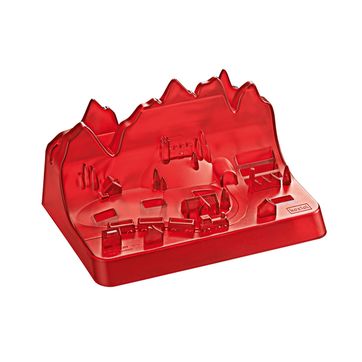 Koziol - Memory City - stojak na pendrive i karty pamięci - wymiary: 10,8 x 15,2 x 7,5 cm