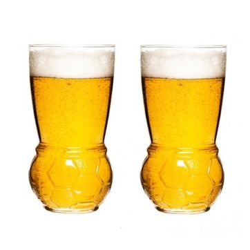 Sagaform - Football - 2 szklanki do piwa - pojemność: 0,45 l