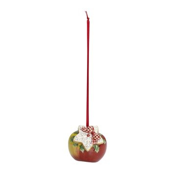 Villeroy & Boch - Winter Bakery Decoration - zawieszka jabłko - wysokość: 4 cm