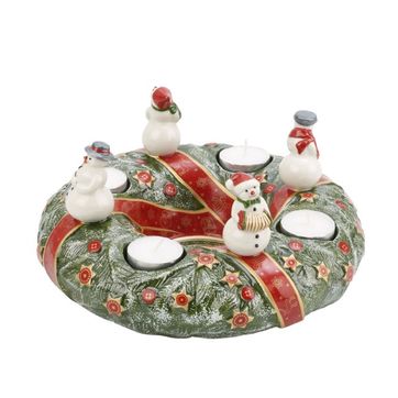 Villeroy & Boch - Christmas Toys Memory - wieniec adwentowy z bałwankami - średnica: 23 cm