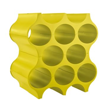 Koziol - Set-Up - stojak na butelki - wymiary: 23,3 x 36 x 35,4 cm