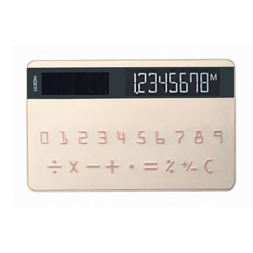 Lexon - Credit - kalkulator kieszonkowy - wielkości karty kredytowej