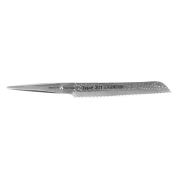Chroma - Type 301 Hammered - nóż do pieczywa - długość ostrza: 20,9 cm