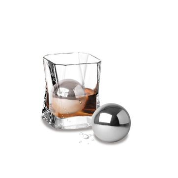 Vin Bouquet - Steel Ball - stalowa kula chłodząca - średnica: 5 cm; wypełniona żelem chłodzącym