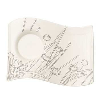 Villeroy & Boch - New Wave Caffe Plates Meadow - duży spodek - wymiary: 22 x 17 cm