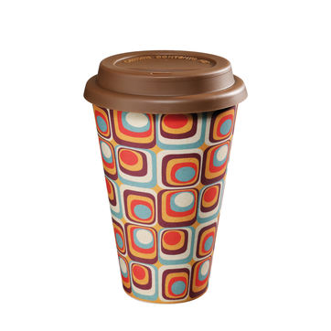 Zassenhaus - Eco Line - kubek na kawę z bioplastiku - średnica: 10 cm, wysokość: 14,5 cm