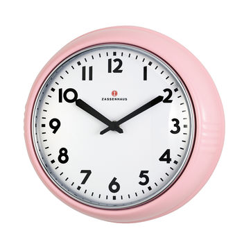 Zassenhaus - Retro Pastell - zegar ścienny - średnica: 24 cm