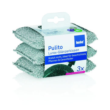 Kela - Pulito - 3 gąbki do mycia naczyń