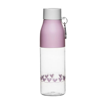 Sagaform - Hjärta - butelka na wodę z karabińczykiem - pojemność: 0,75 l