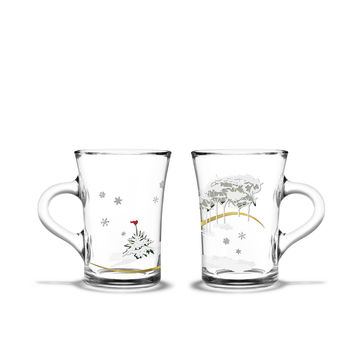 Holmegaard - Christmas - 2 szklanki do grzanego wina - pojemność: 0,24 l; mroźna zima