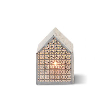 Philippi - Casa - lampion na tealight - wymiary: 8 x 9 x 15 cm