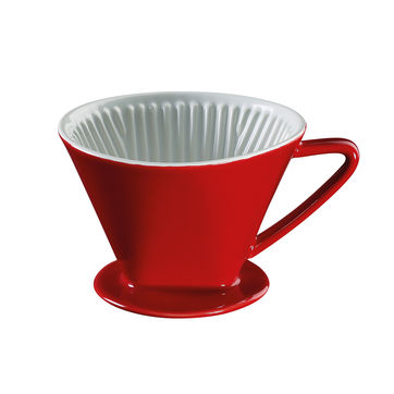 Cilio - porcelanowy filtr do kawy na 4 filiżanki - średnica: 14 cm