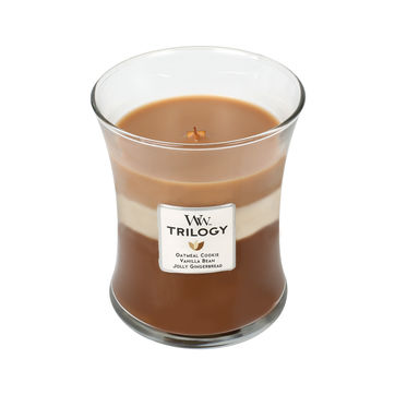 WoodWick - Spiced Confections - potrójna świeca zapachowa - wizyta w cukierni - czas palenia: do 65 godzin