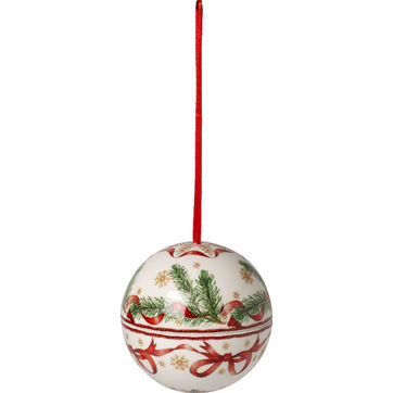 Villeroy & Boch - Christmas Balls - bombka pudełko - jodła - średnica: 10 cm